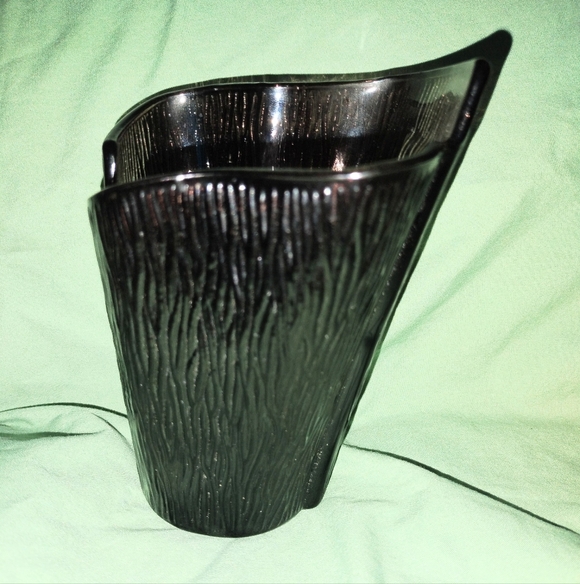 Partylite Wrapped Bark Votive Glass Candle Holder 5 1/4" Tall Decor - Picture 2 of 6